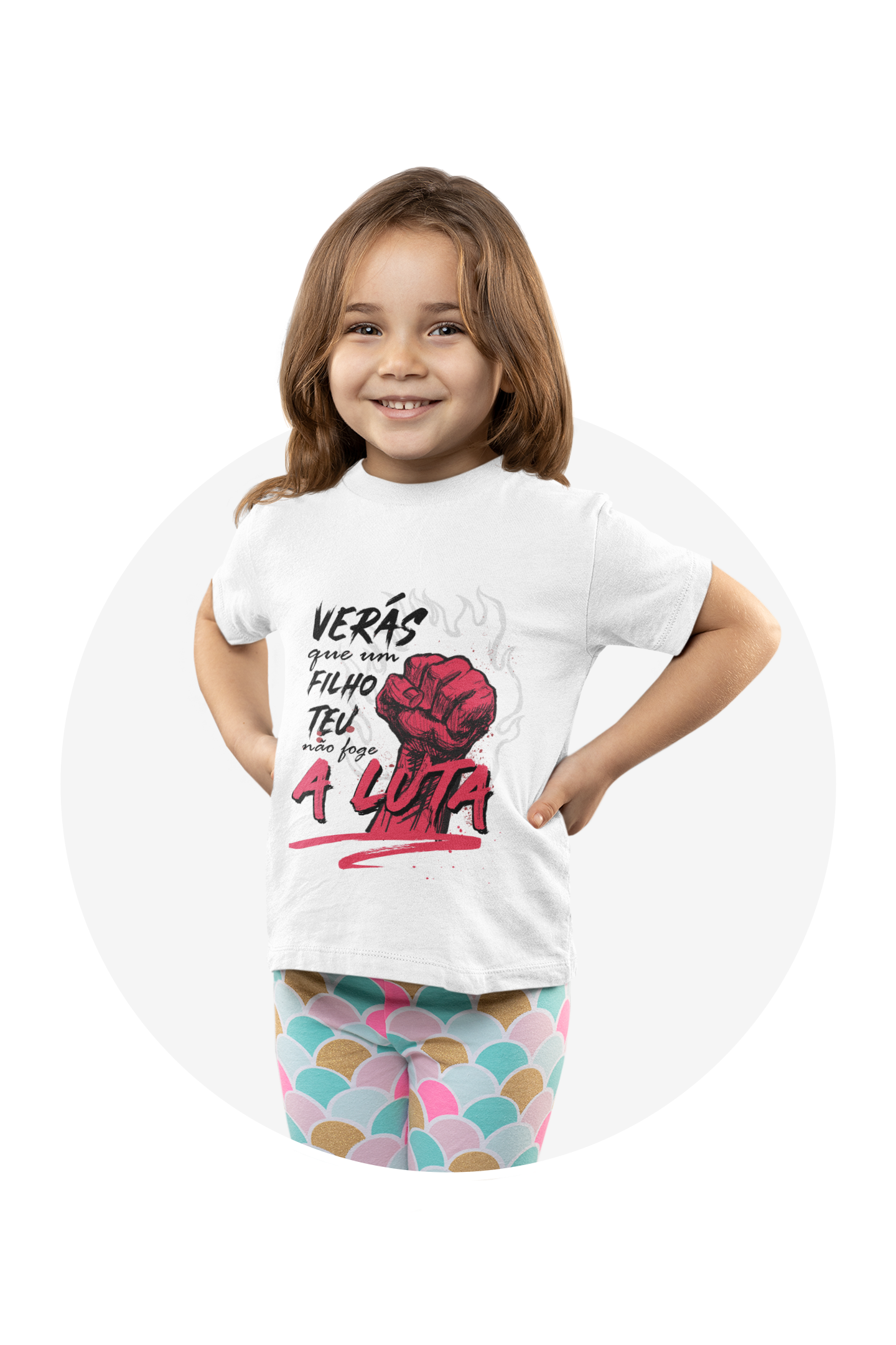 Nome do produto: Camiseta Infantil (2 a 8) Verás que um filho teu