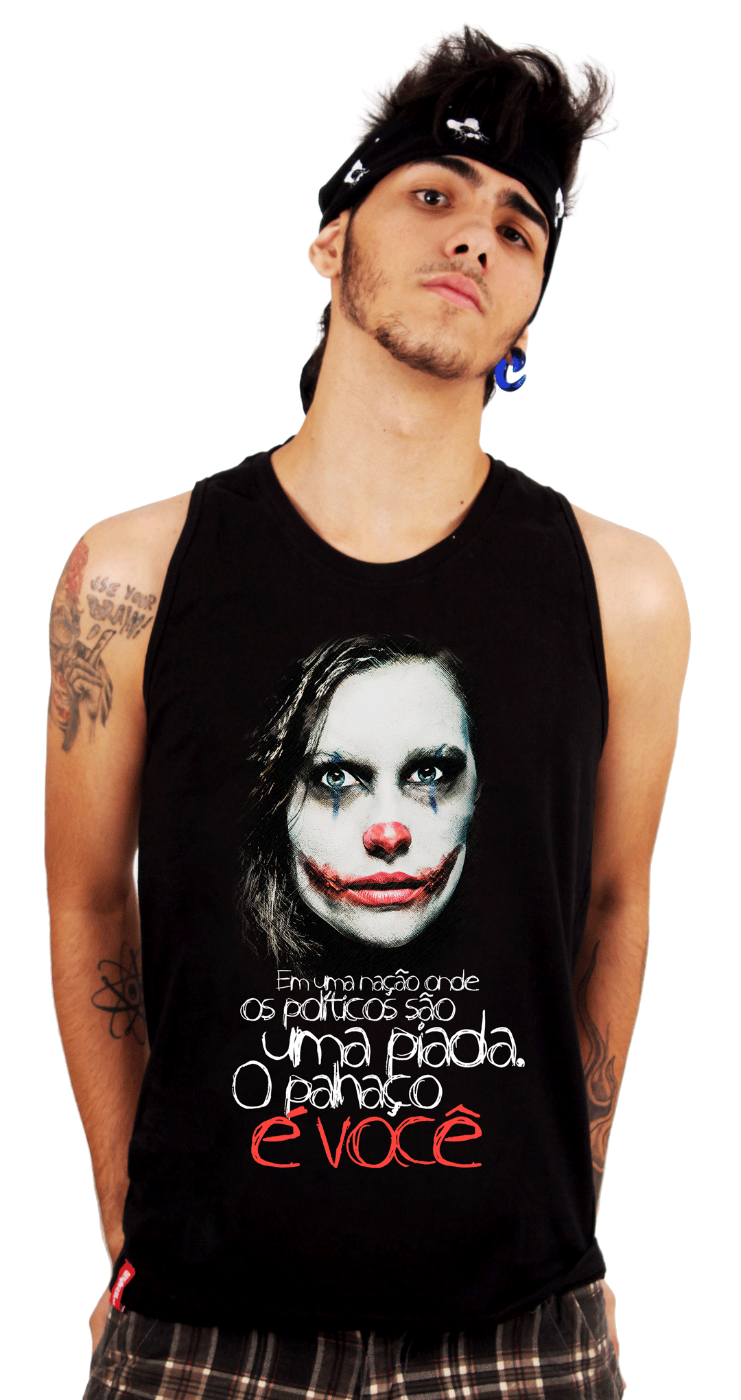 Nome do produto: Regata Palhaço é Você