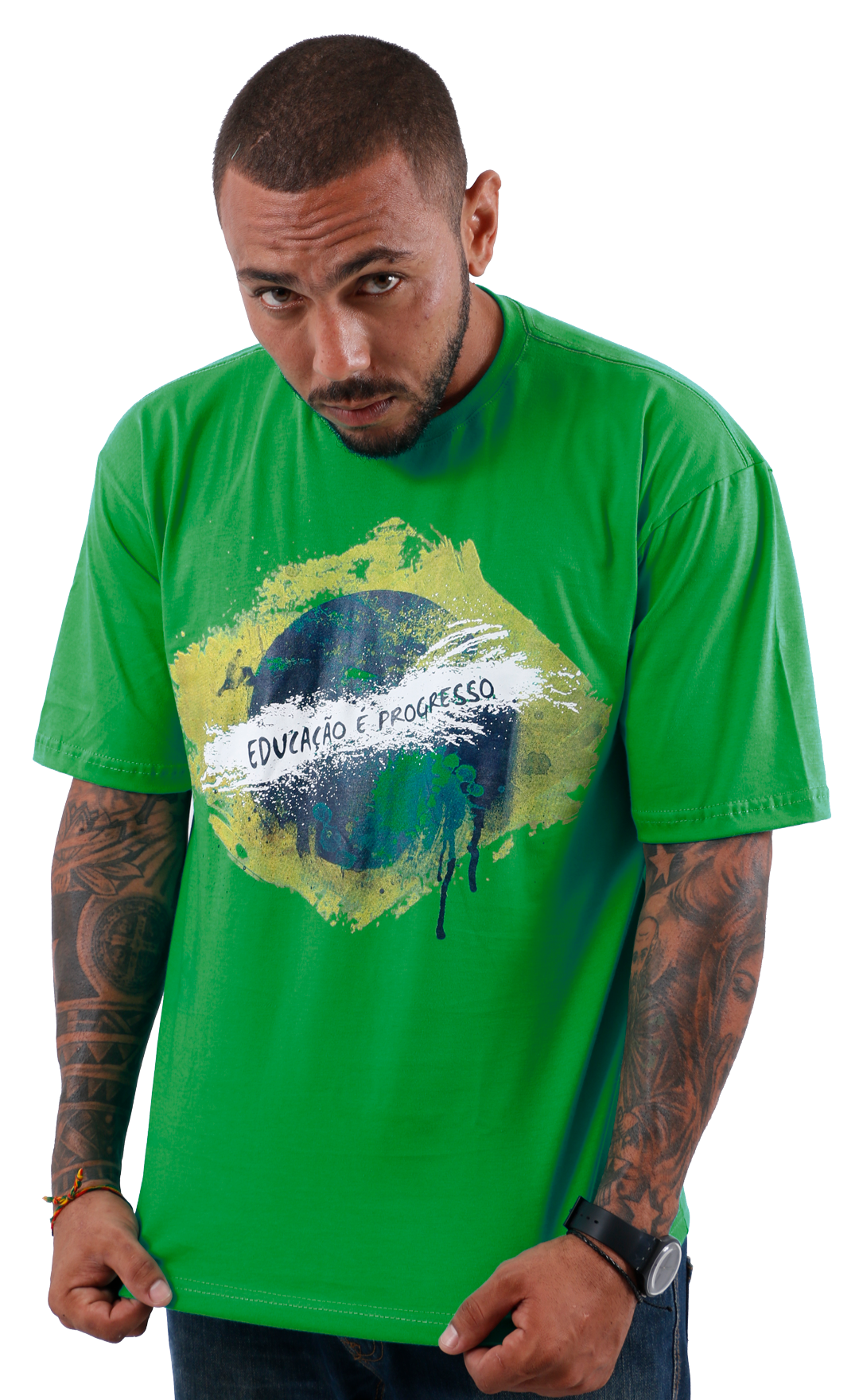 Nome do produto: Camiseta Educação é Progresso