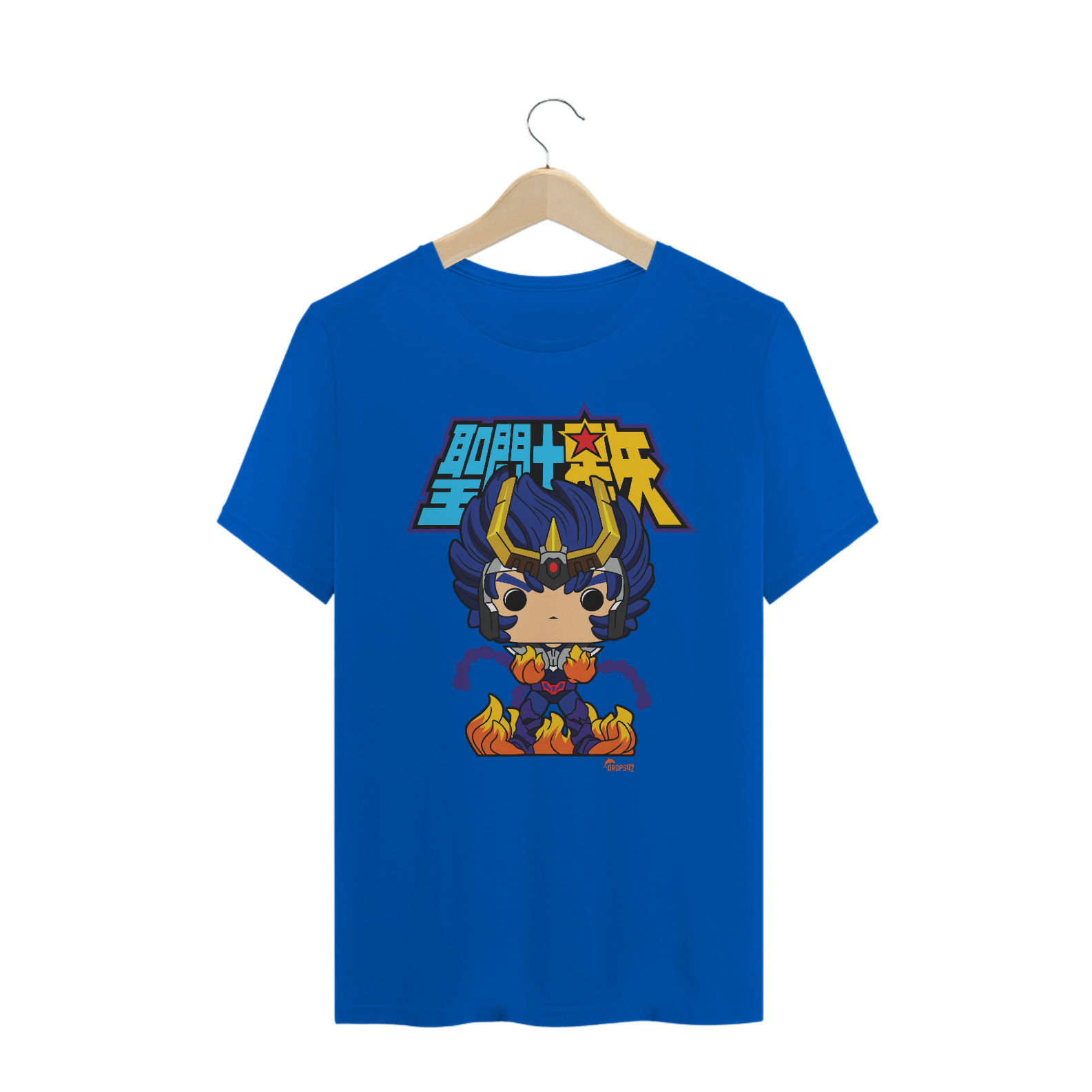 Nome do produto: CAMISETA FUNKO CAVALEIROS DO ZODÍACO IKKI 