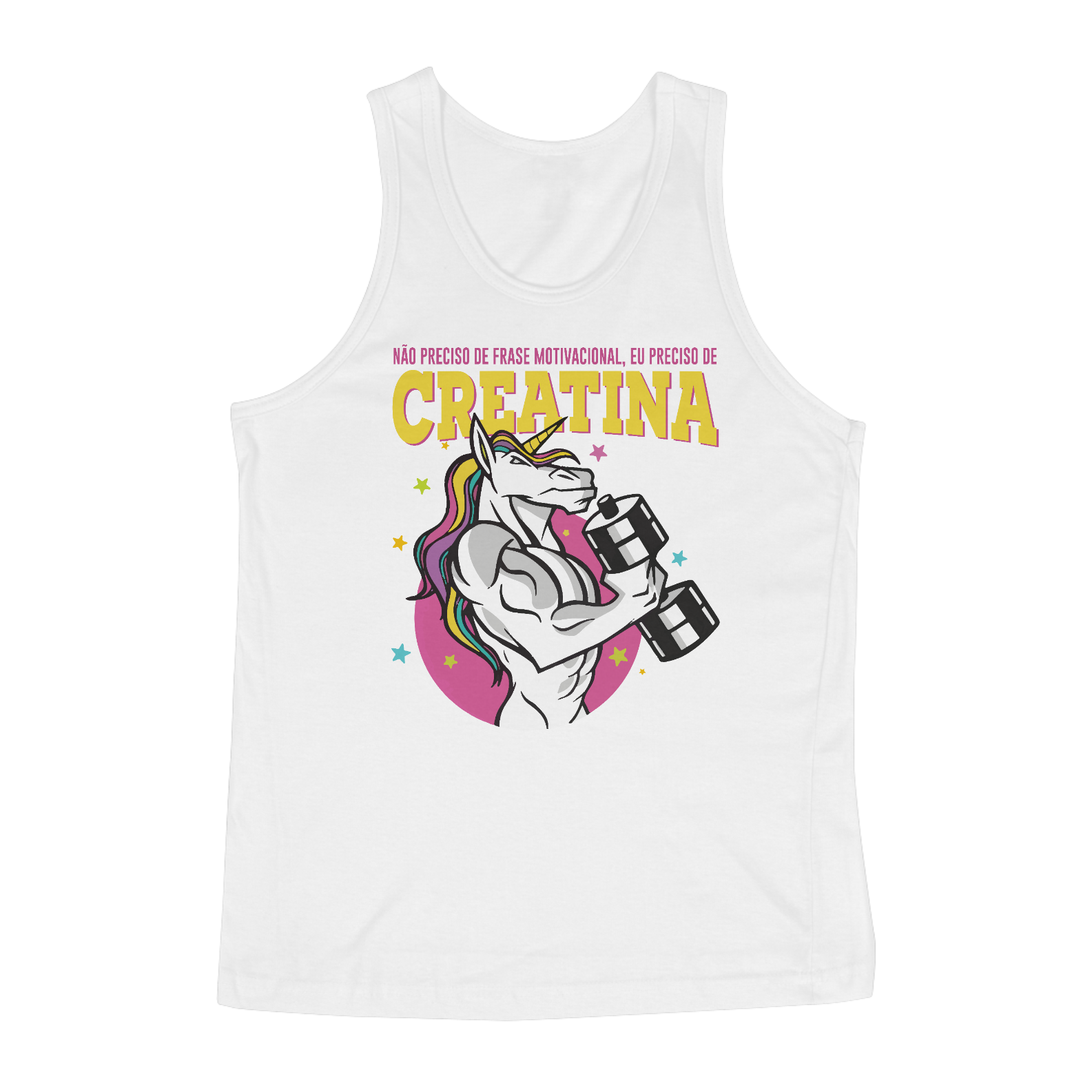 Nome do produto: CAMISETA REGATA MAROMBA PRECISO DE CREATINA