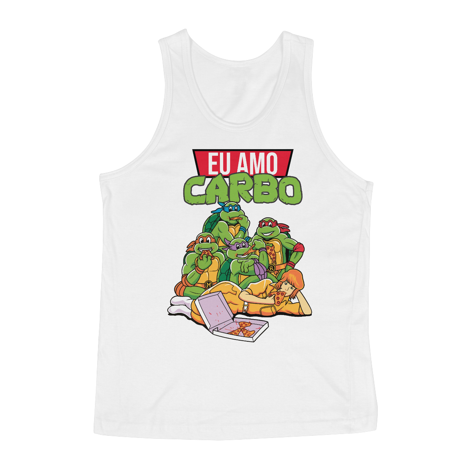 Nome do produto: CAMISETA REGATA MAROMBA EU AMO CARBO