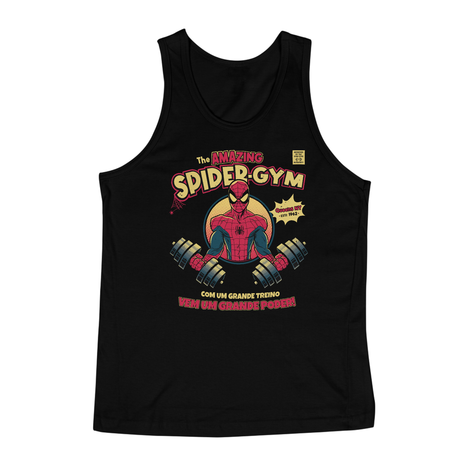 Nome do produto: CAMISETA REGATA MAROMBA SPIDEY-GYM V2