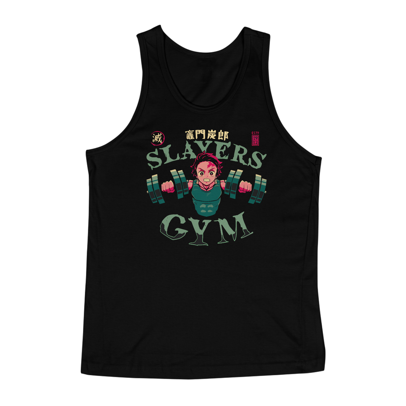 Nome do produto: CAMISETA REGATA MAROMBA DEMON SLAYER TANJIRO GYM