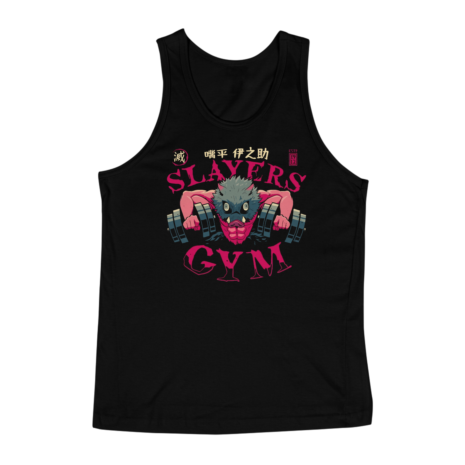 Nome do produto: CAMISETA REGATA MAROMBA DEMON SLAYER INOSUKE GYM