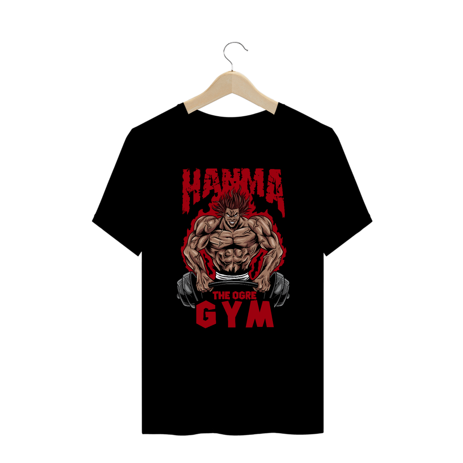 Nome do produto: CAMISETA PLUS SIZE MAROMBA HANMA GYM