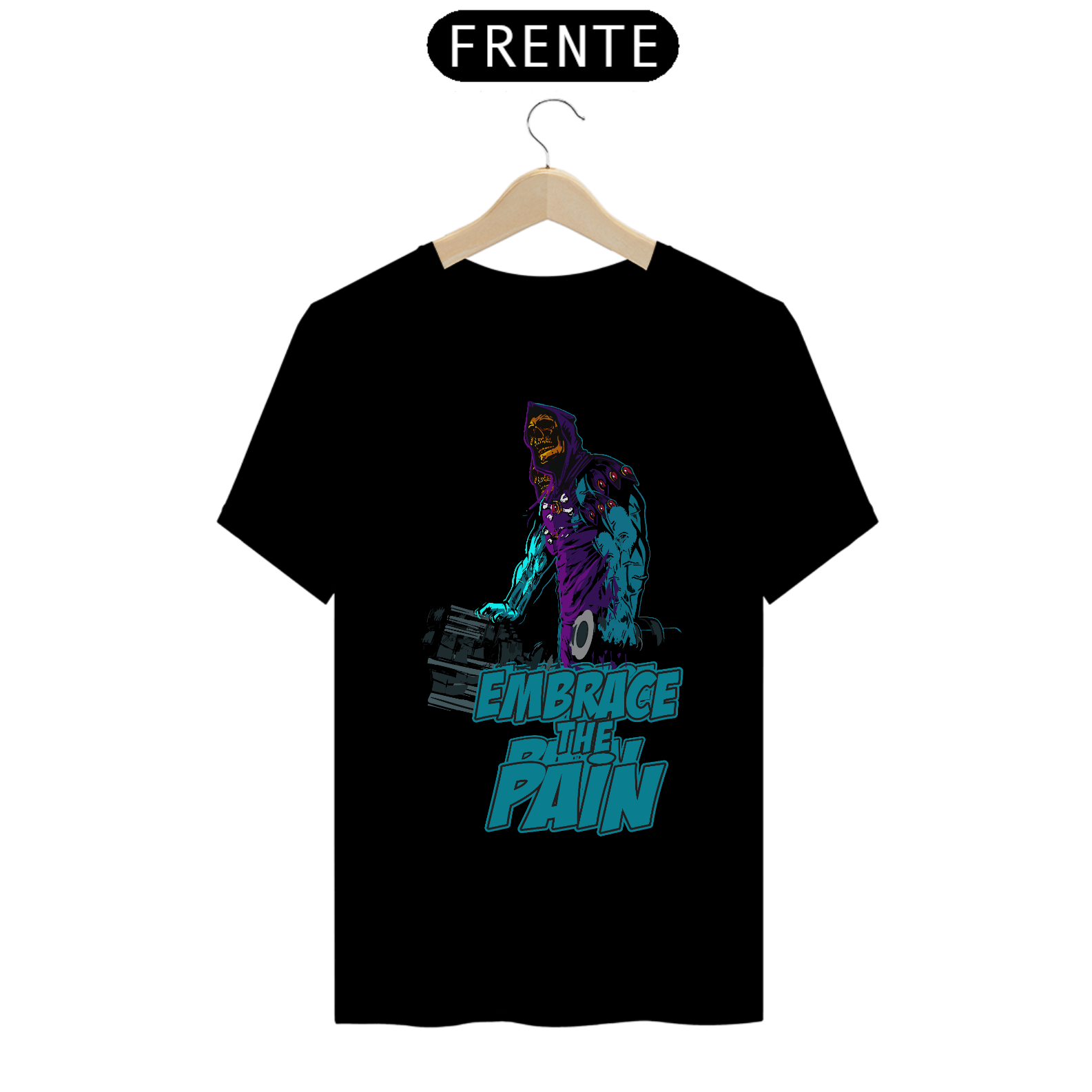 Nome do produto: CAMISETA EMBRACE THE PAIN