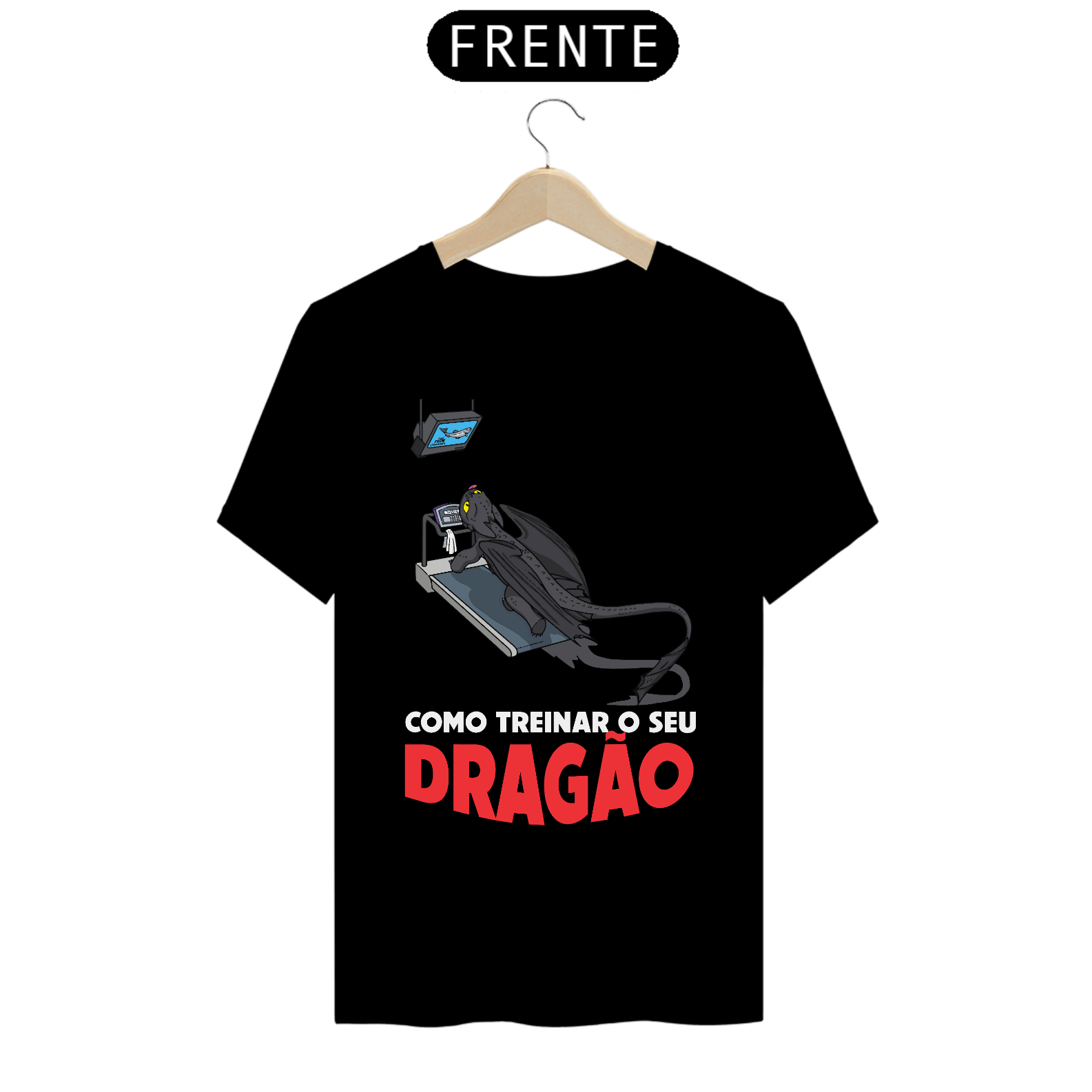 Nome do produto: CAMISETA MAROMBA TREINE SEU DRAGÃO