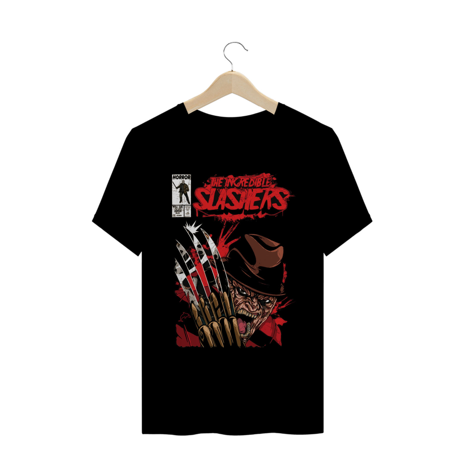 Nome do produto: CAMISETA THE INCREDIBLE SLASHERS
