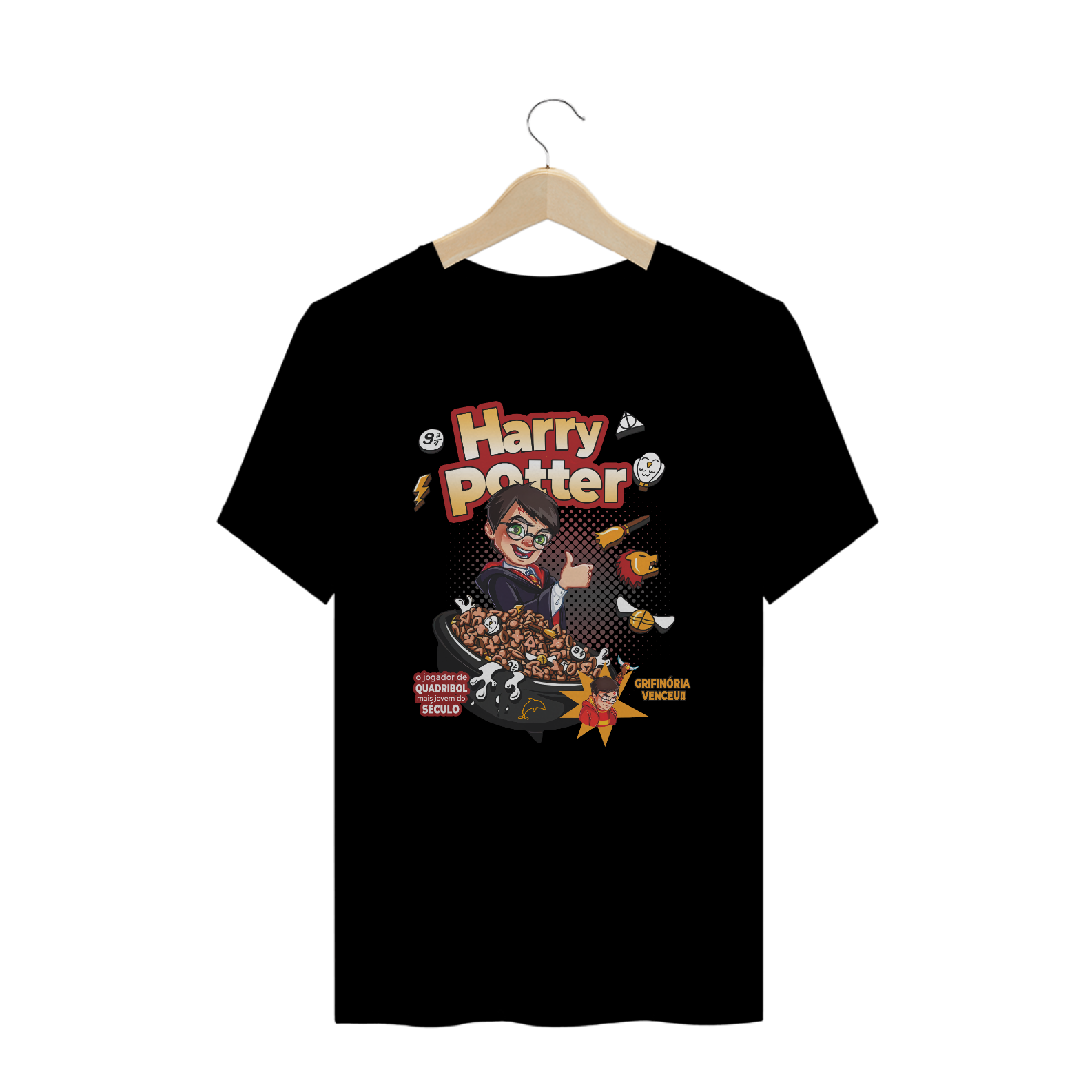 Nome do produto: CAMISETA DROPS CEREAL HARRY POTTER