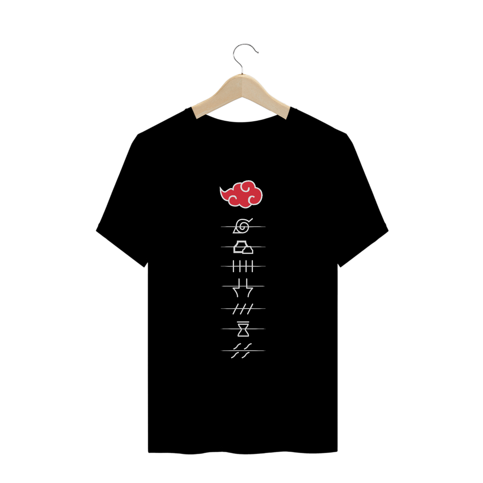 Nome do produto: CAMISETA NARUTO ALDEIAS