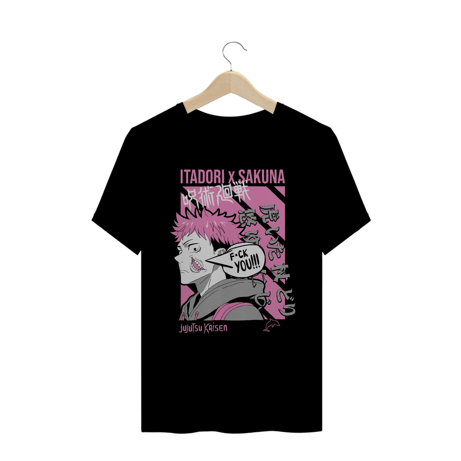 Nome do produto: CAMISETA JUJUTSU KAISEN ITADORI x SAKUNA