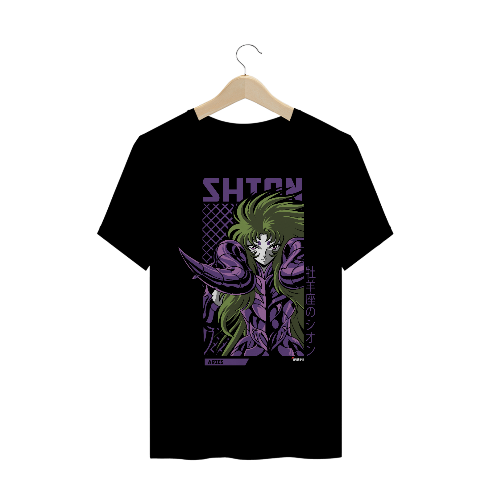 Nome do produto:  CAMISETA CAVALEIROS DO ZODÍACO MESTRE SHION