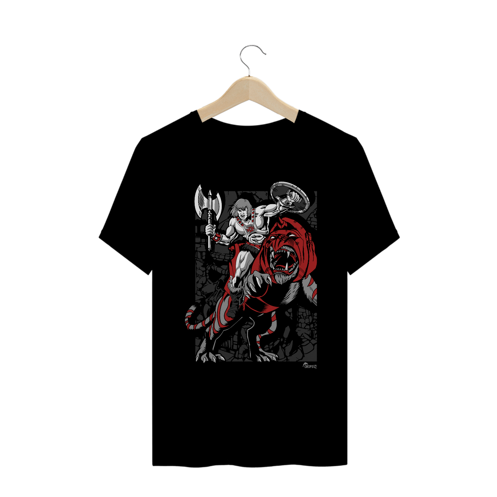 Nome do produto: CAMISETA HE-MAN MESTRE DO UNIVERSO