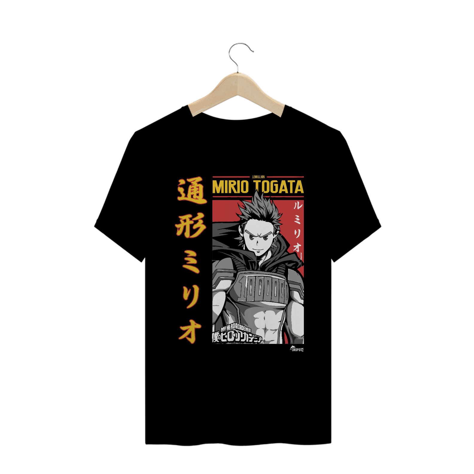 Nome do produto: CAMISETA MY HERO ACADEMIA MIRIO TOGATA