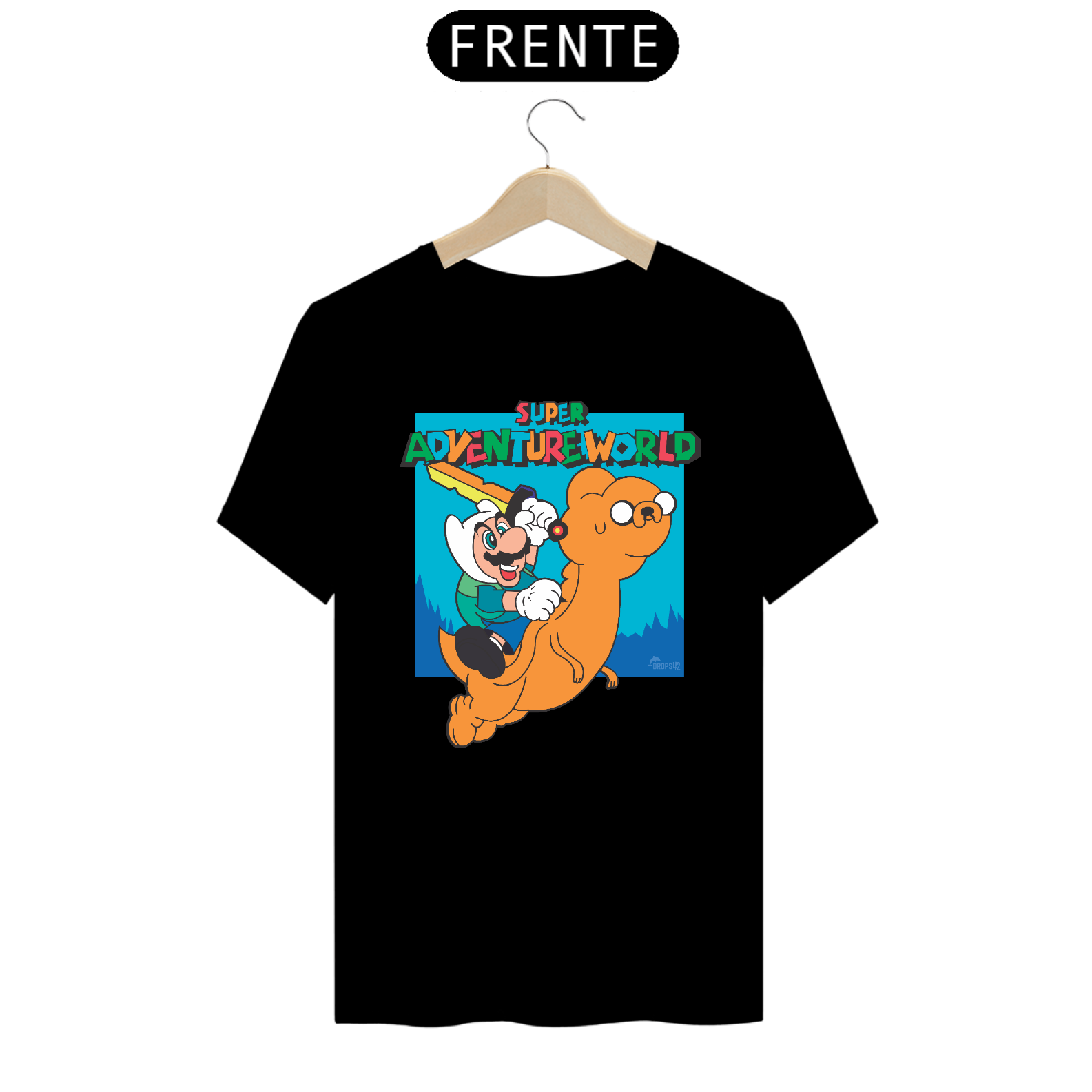 Nome do produto: CAMISETA SUPER MAIOR ADVENTURE WORLD