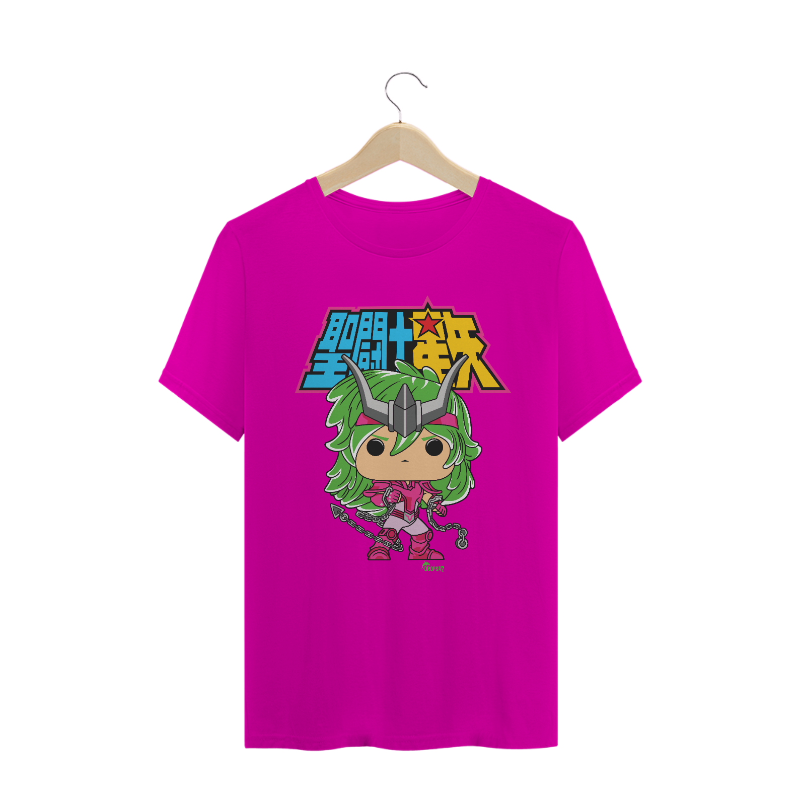 Nome do produto: CAMISETA FUNKO CAVALEIROS DO ZODÍACO SHUN