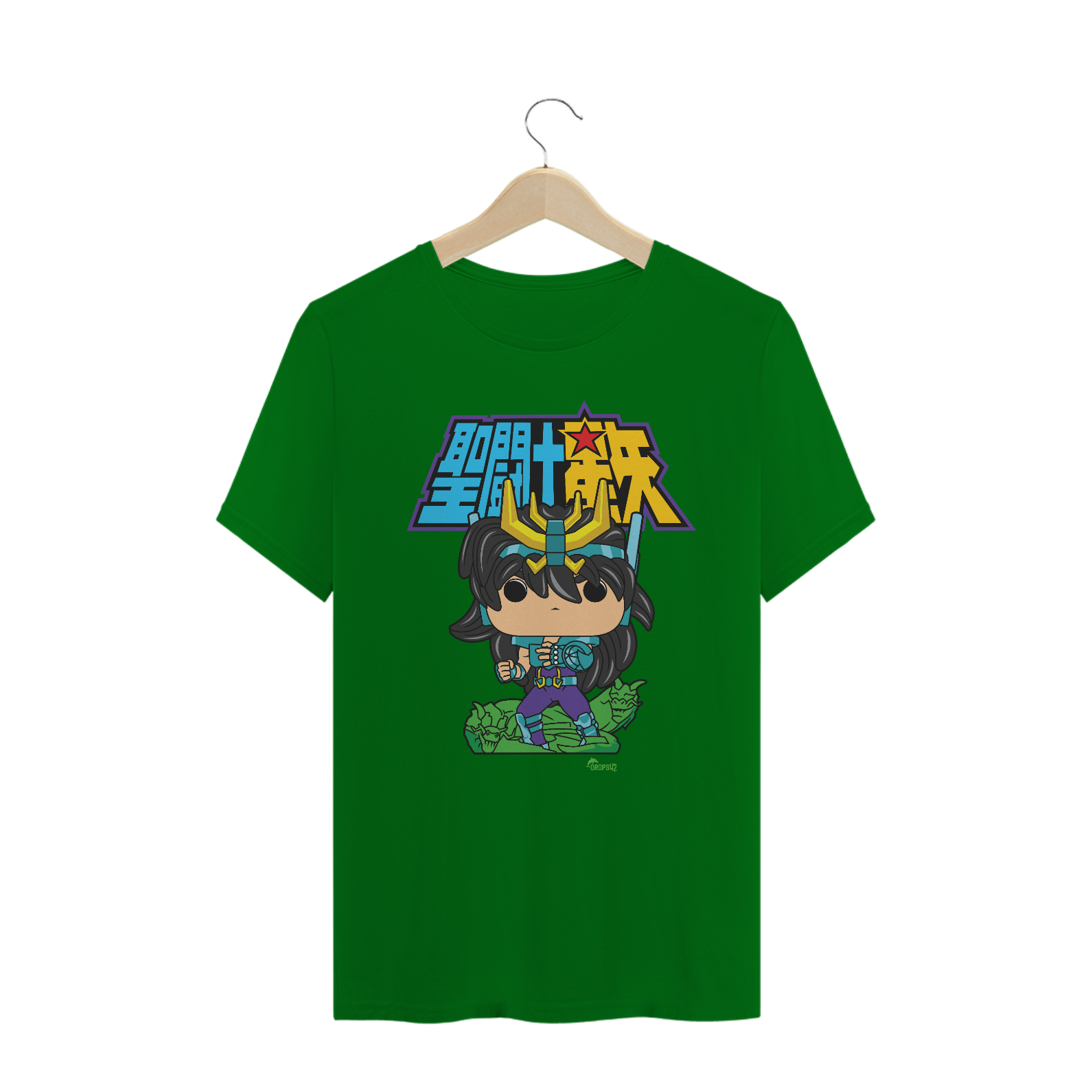 Nome do produto: CAMISETA FUNKO CAVALEIROS DO ZODÍACO  SHIRYU