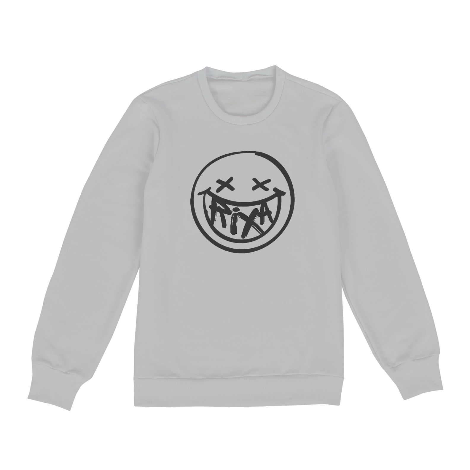 Nome do produto: Moletom Simples - Smile B&W