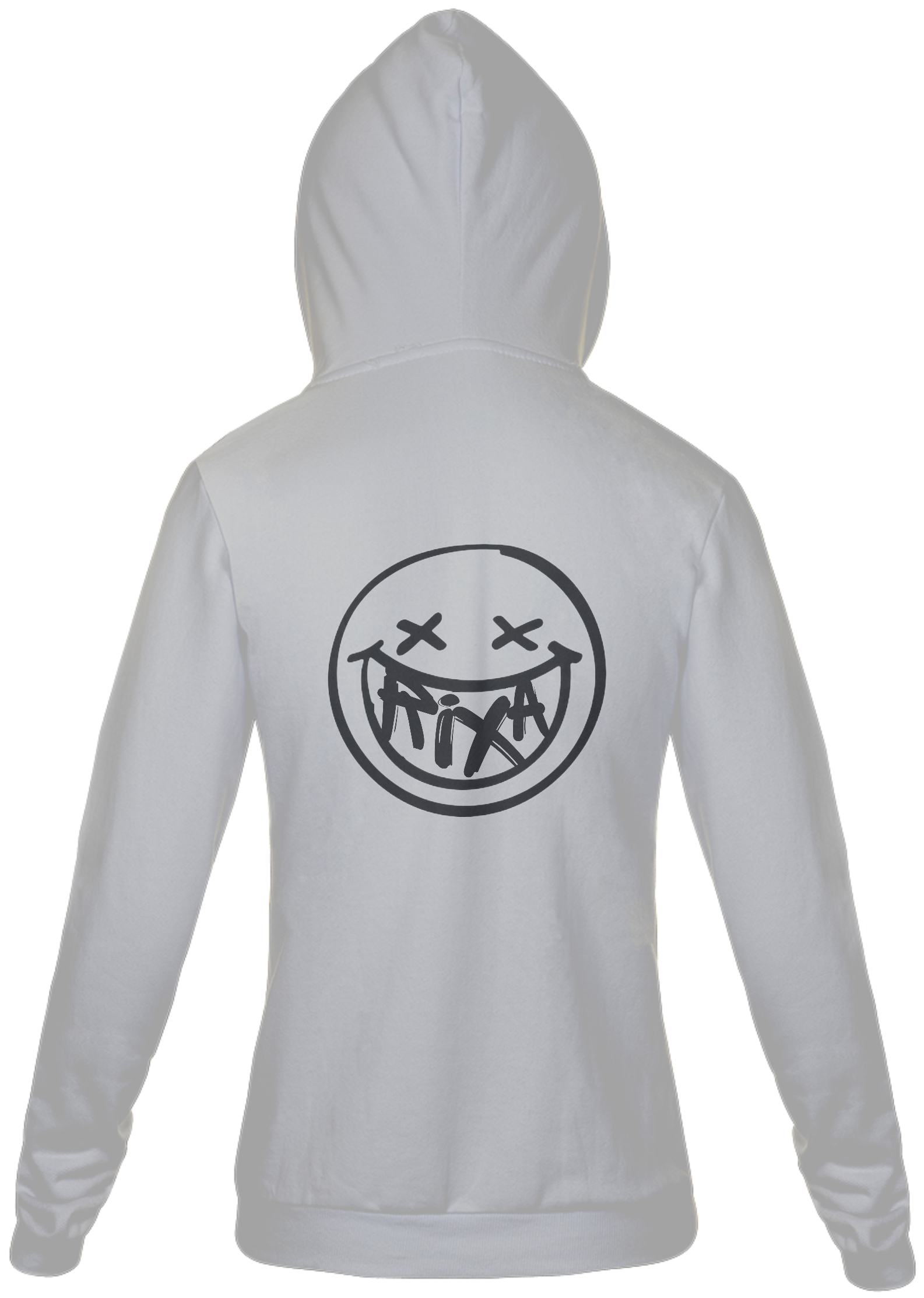 Nome do produto: Moletom Zíper Unissex - Smile B&W