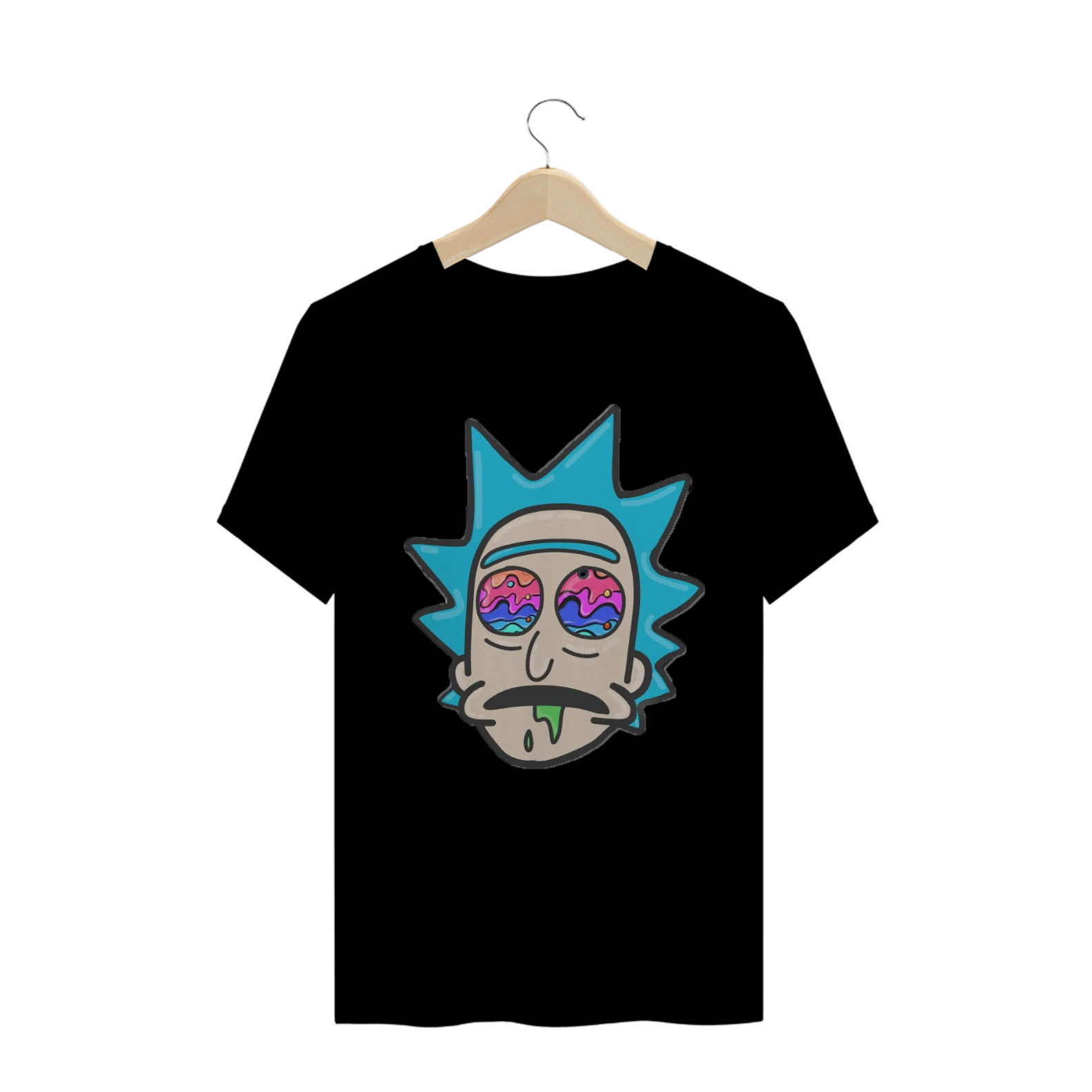 Nome do produto: Rick Sanchez Psicodélica - T-shirt Quality