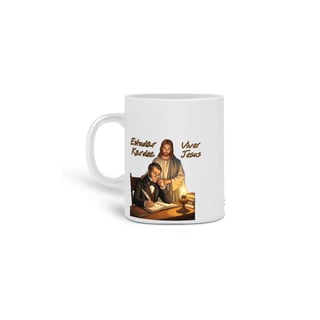 Caneca Kardec Jesus