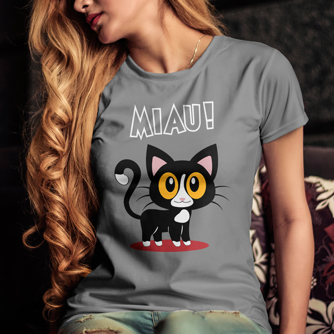 CAMISETA MIAU!