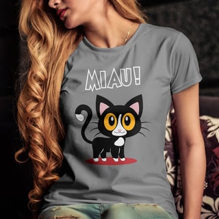 CAMISETA MIAU!
