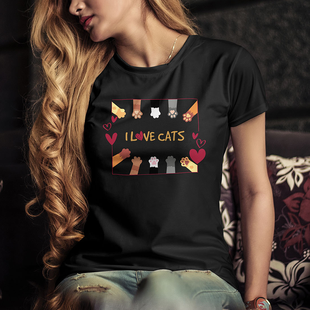 CAMISETA LOVE CATS