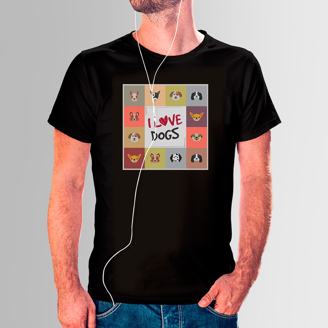 CAMISETA LOVE DOGS