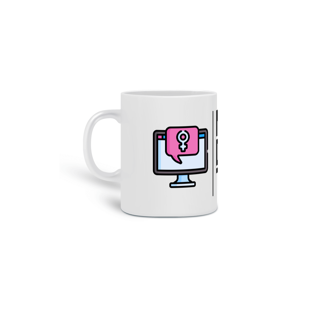 Nome do produto: Caneca de TI - Logo Preta