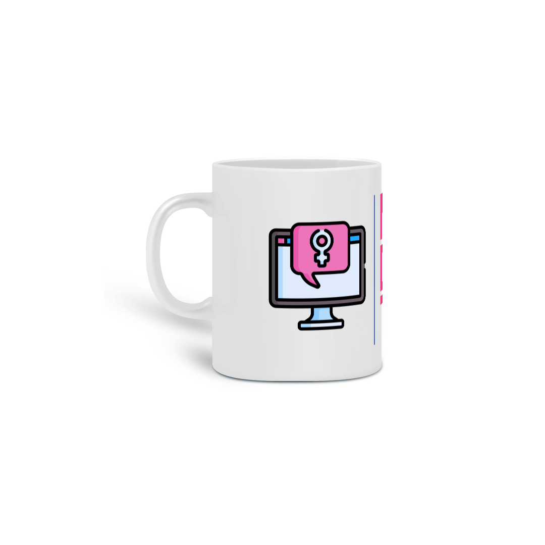 Nome do produto: Caneca de TI - Logo Pink