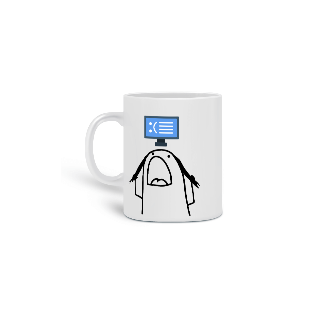 Nome do produto: Caneca Flork - Tela Azul
