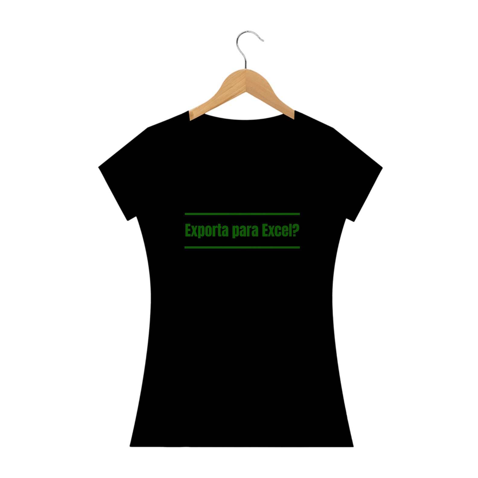 Nome do produto: Camiseta Feminina - Exporta para Excel?