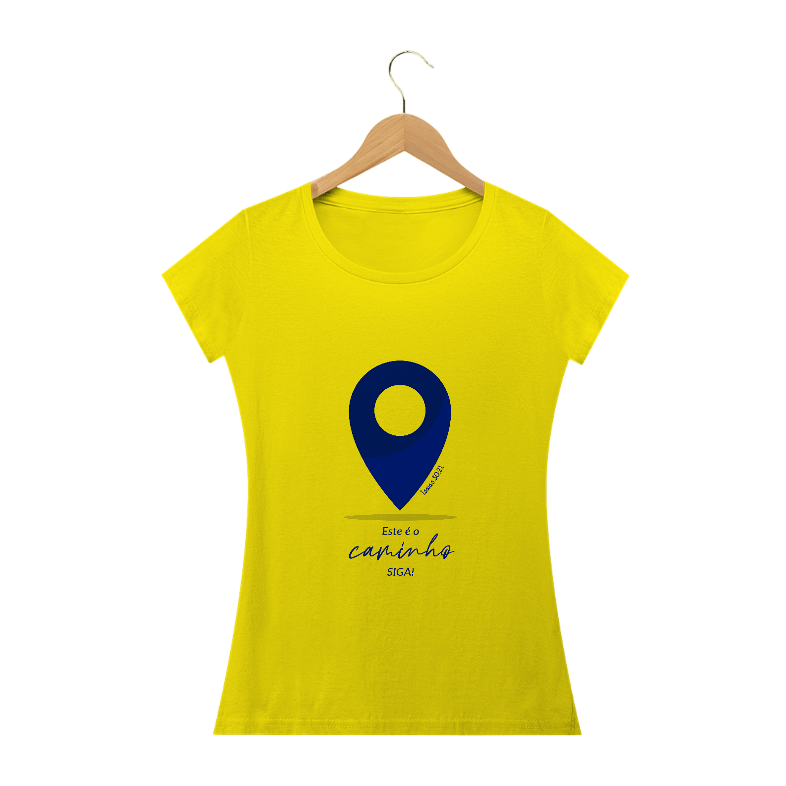 Nome do produto: T-SHIRT FEMININA - MALHA QUALITY - SIGA (DARK/BLUE)