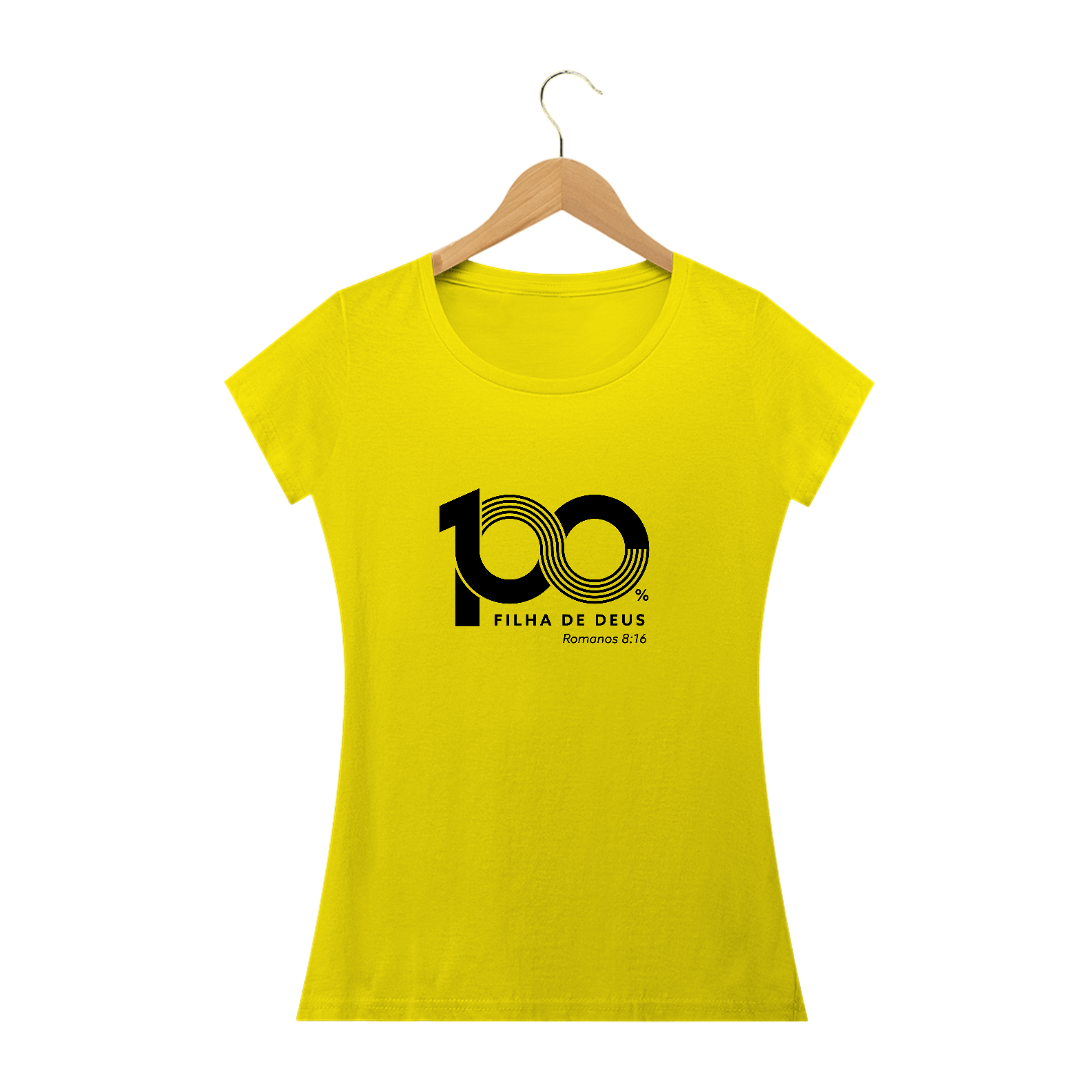 Nome do produto: T-SHIRT FEMININA - MALHA QUALITY - FILHA (BLACK)