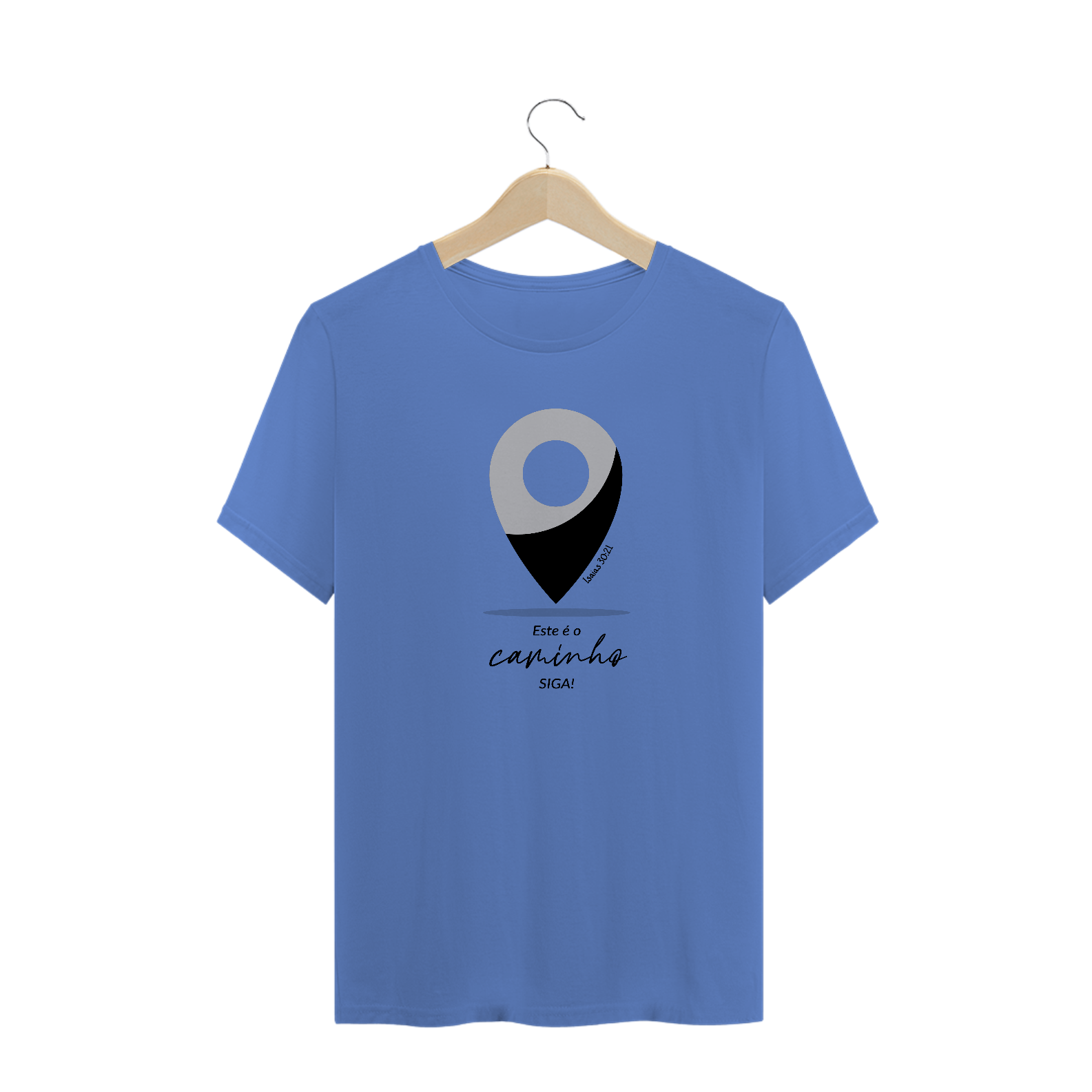 Nome do produto: T-SHIRT MASCULINA - MALHA ESTONADA - SIGA (GREY/BLACK)