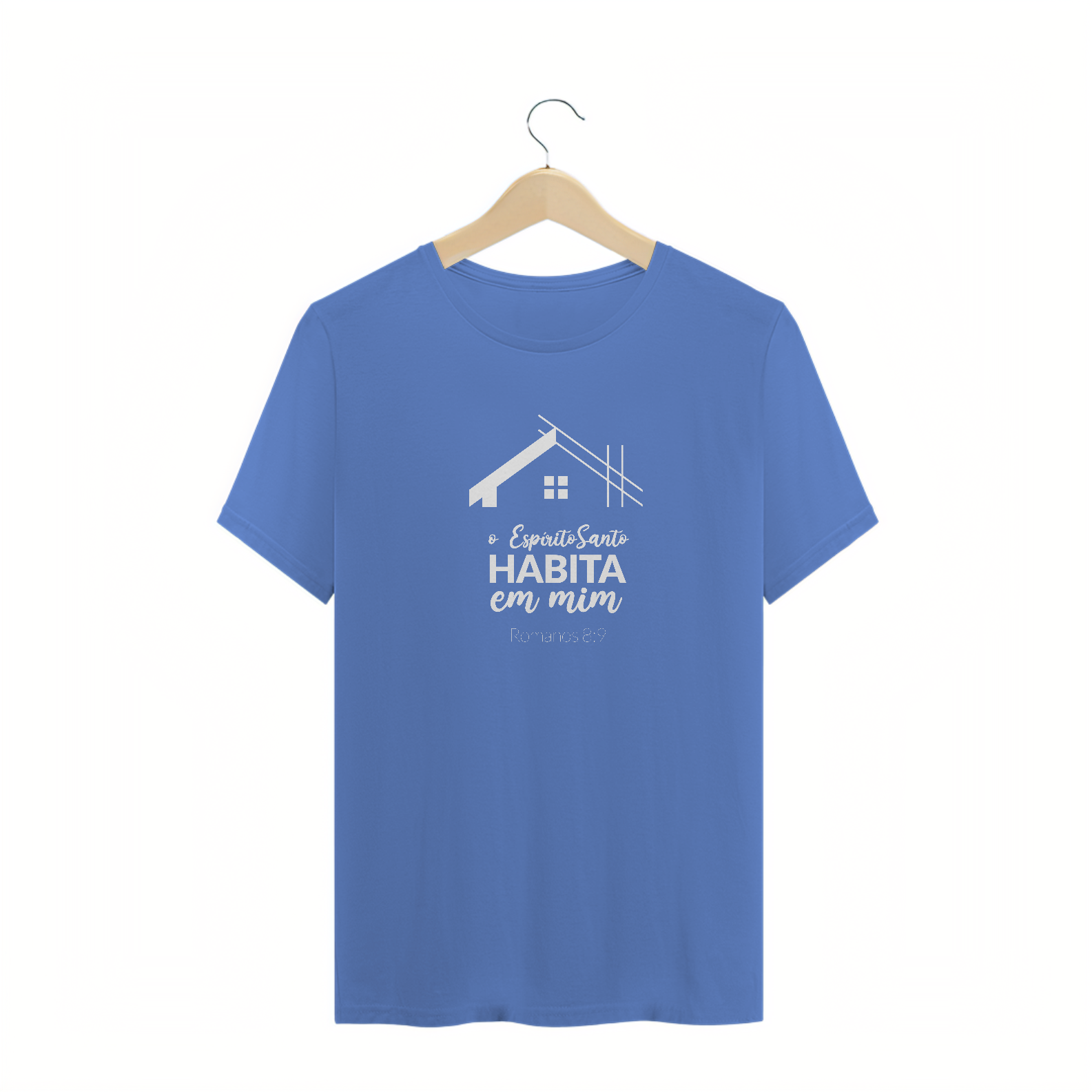 Nome do produto: T-SHIRT MASCULINA - MALHA ESTONADA - MORADIA (WHITE)