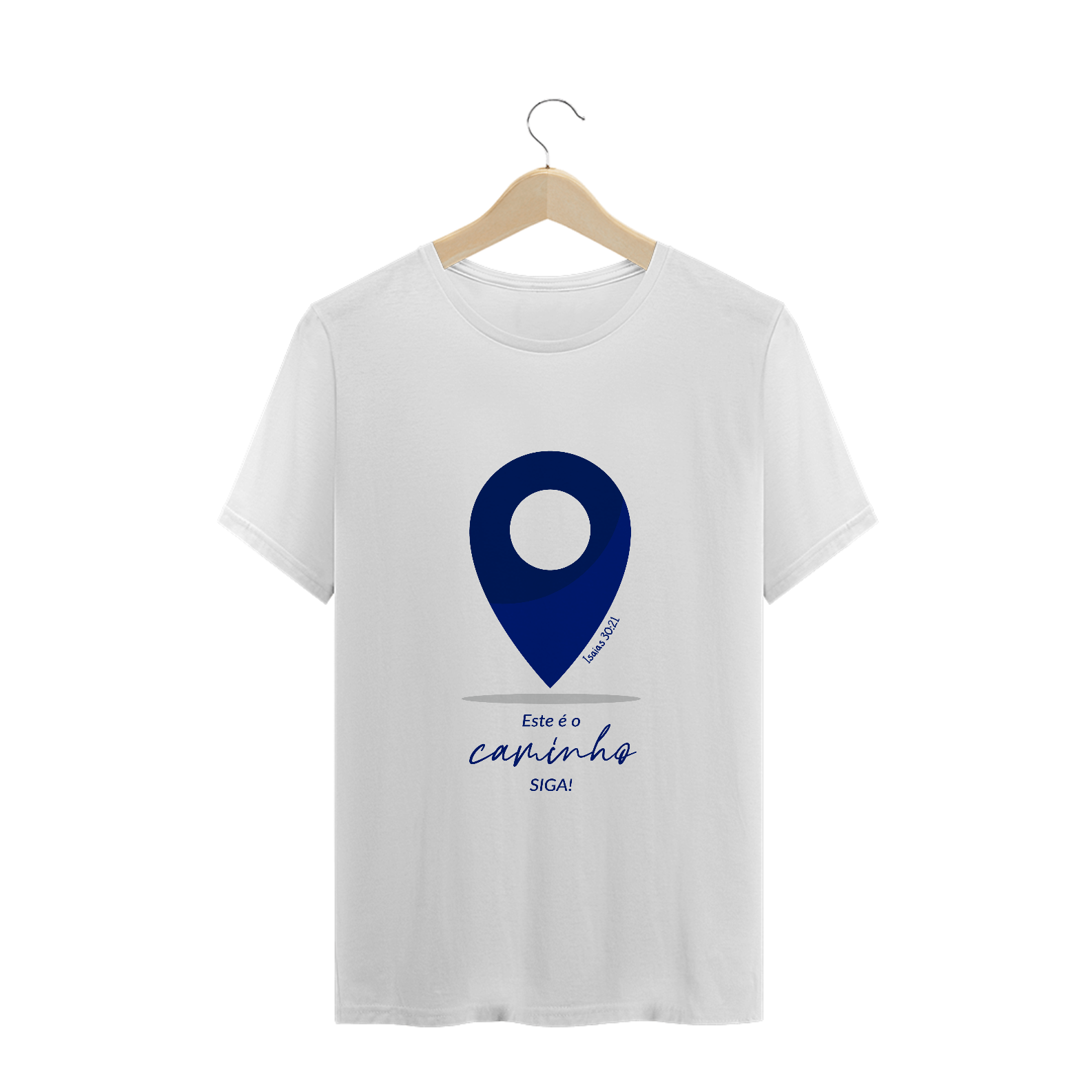 Nome do produto: T-SHIRT MASCULINA - MALHA QUALITY - SIGA (DARK/BLUE)