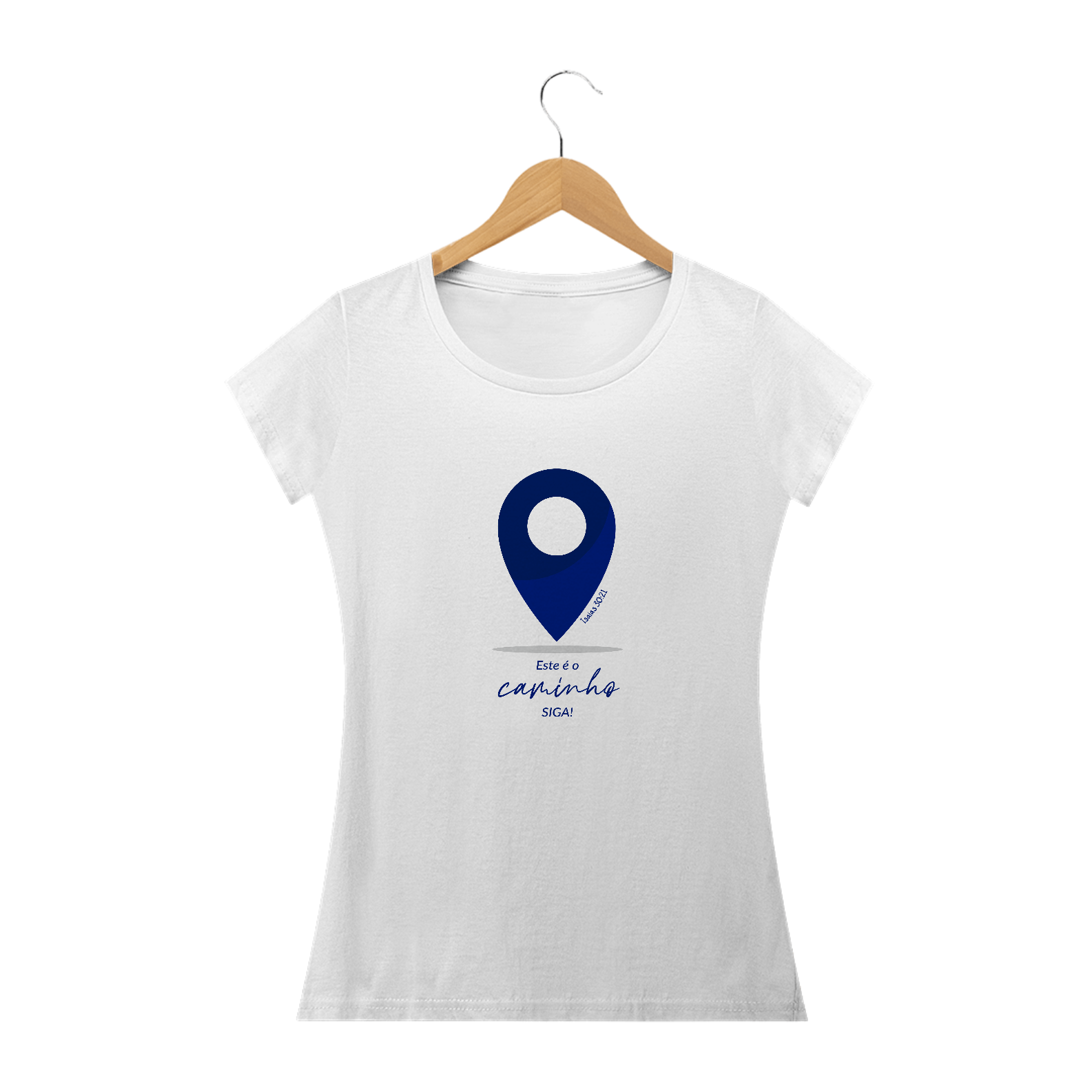 Nome do produto: T-SHIRT FEMININA - MALHA PRIME  - SIGA (DARK BLUE)