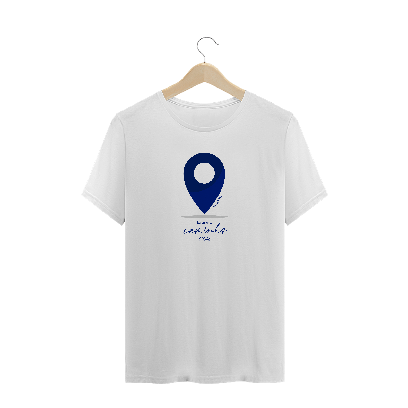 Nome do produto: T-SHIRT MASCULINA - MALHA PRIME - SIGA (DARK BLUE)