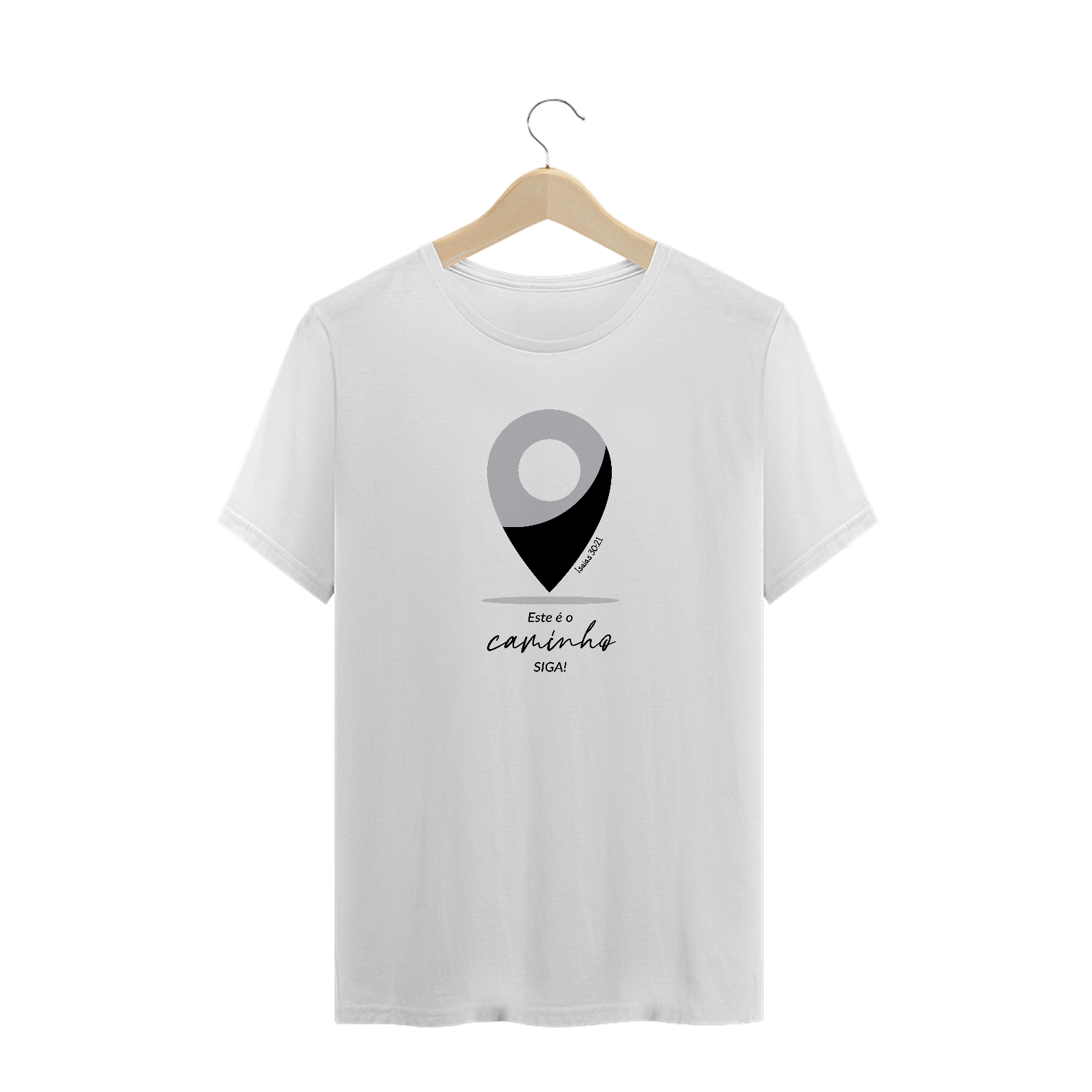 Nome do produto: T-SHIRT MASCULINA - MALHA PRIME - SIGA (GREY/BLACK)