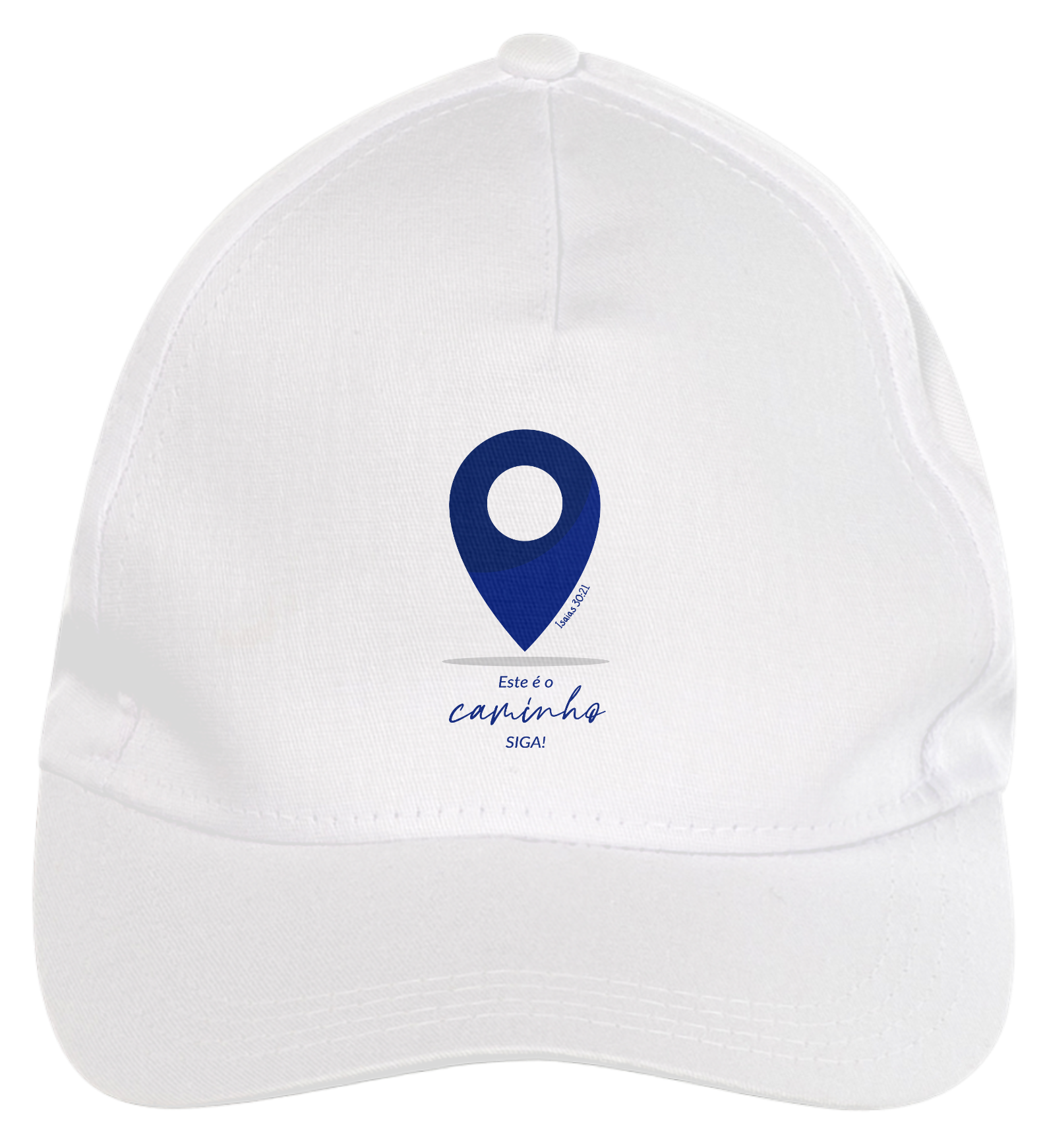 Nome do produto: BONÉ DE BRIM - SIGA (BLACK/BLUE)