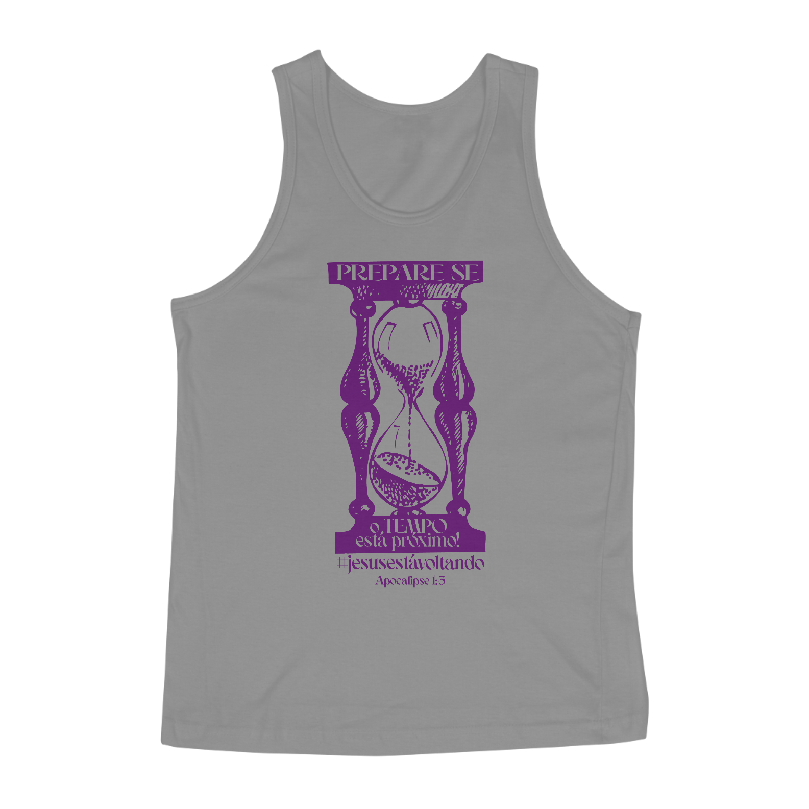 Nome do produto: REGATA MASCULINA CLASSIC VIOLET - PREPARE-SE!