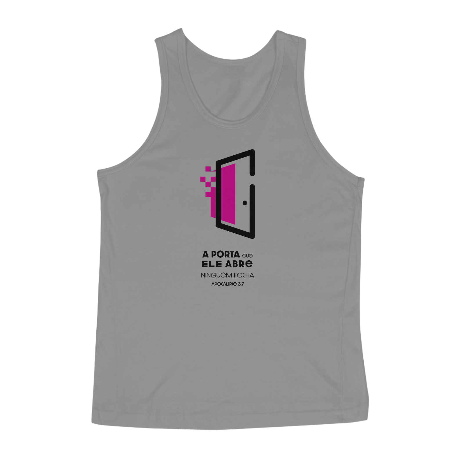 Nome do produto: REGATA MASCULINA CLASSIC PINK - A PORTA