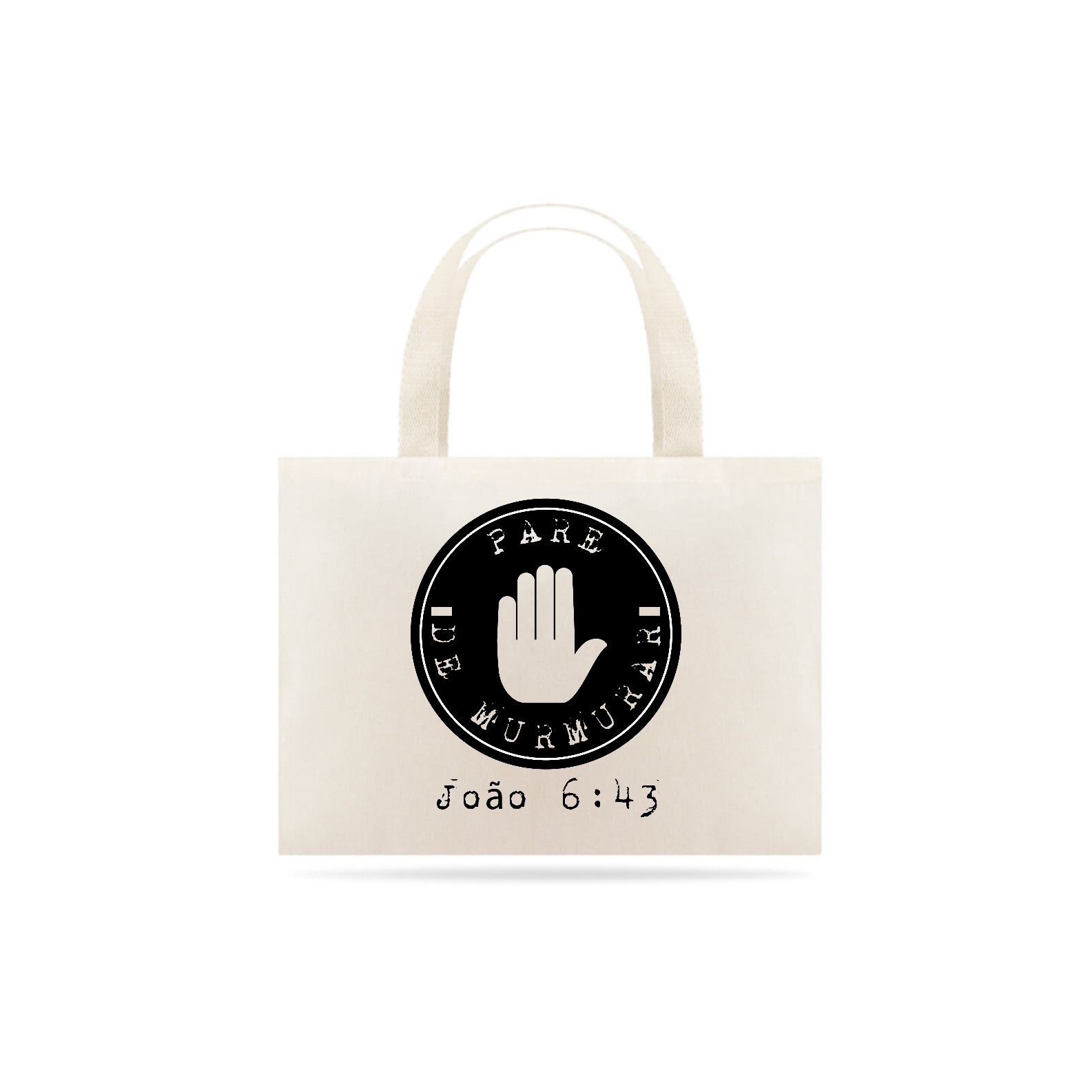 Nome do produto: ECO BAG - PARE DE MURMURAR (BLACK)
