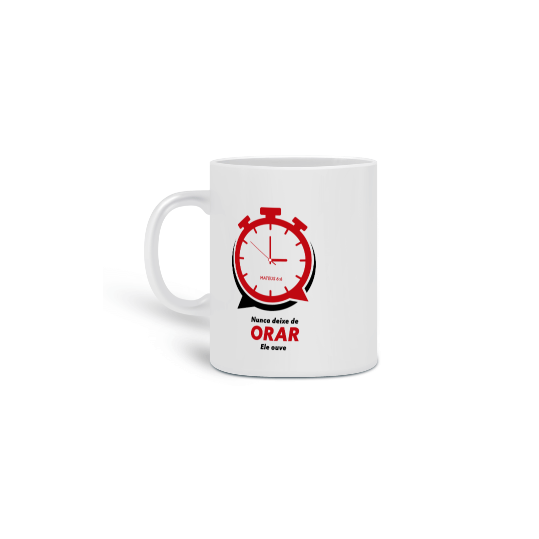 Nome do produto: CANECA CERAMICA - ORAÇÃO (RED)