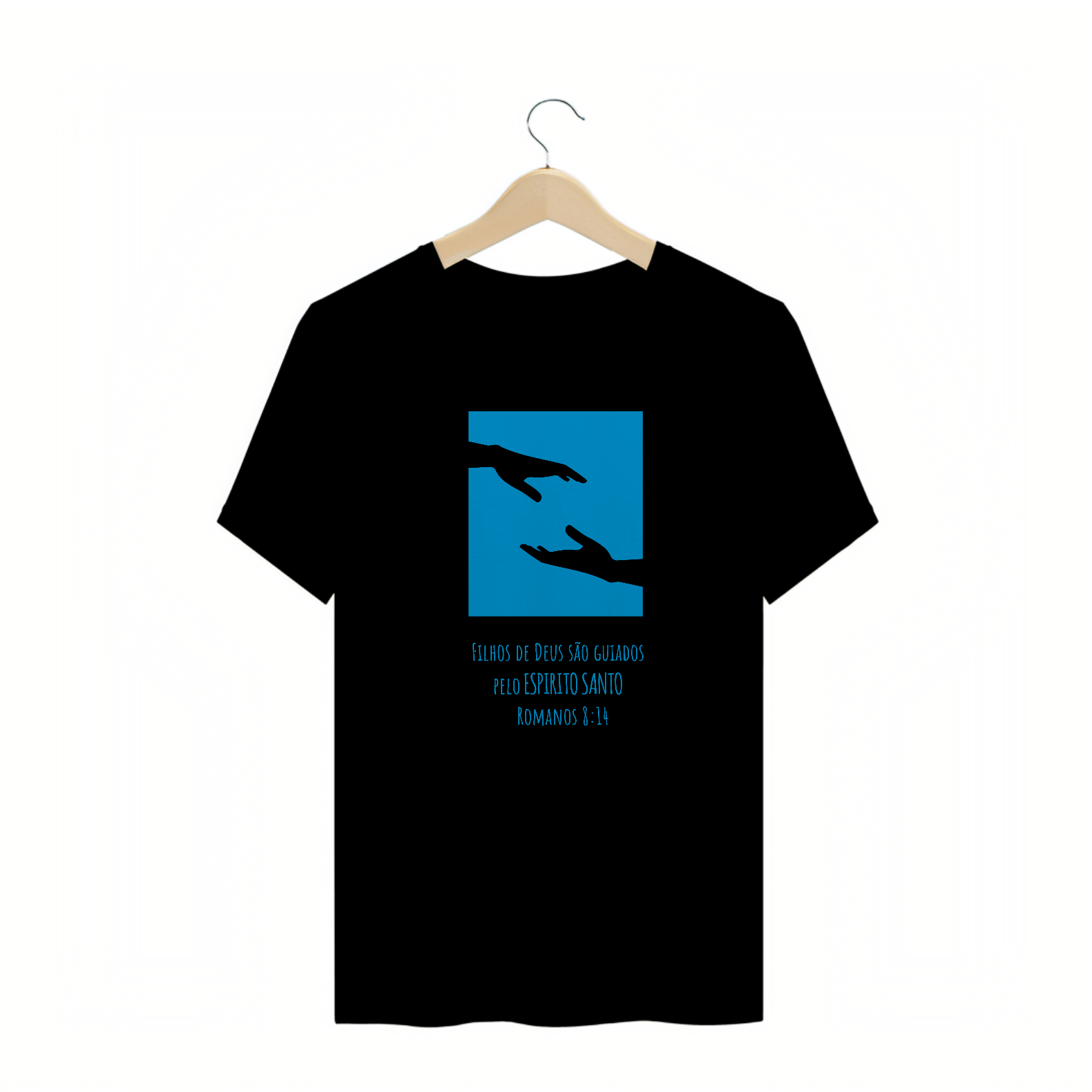 Nome do produto: T-SHIRT MASCULINA - MALHA CLASSIC - GUIADOS (BLUE)