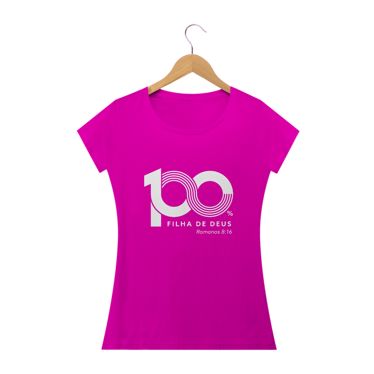 Nome do produto: T-SHIRT FEMININA -  MALHA CLASSICA  - FILHA (WHITE)