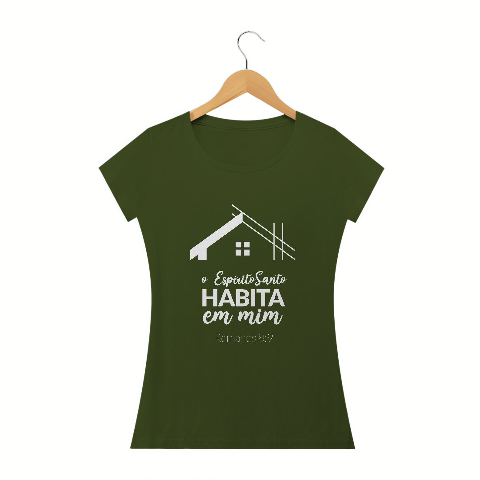 Nome do produto: T-SHIRT FEMININA - MALHA QUALITY - MORADIA (WHITE)